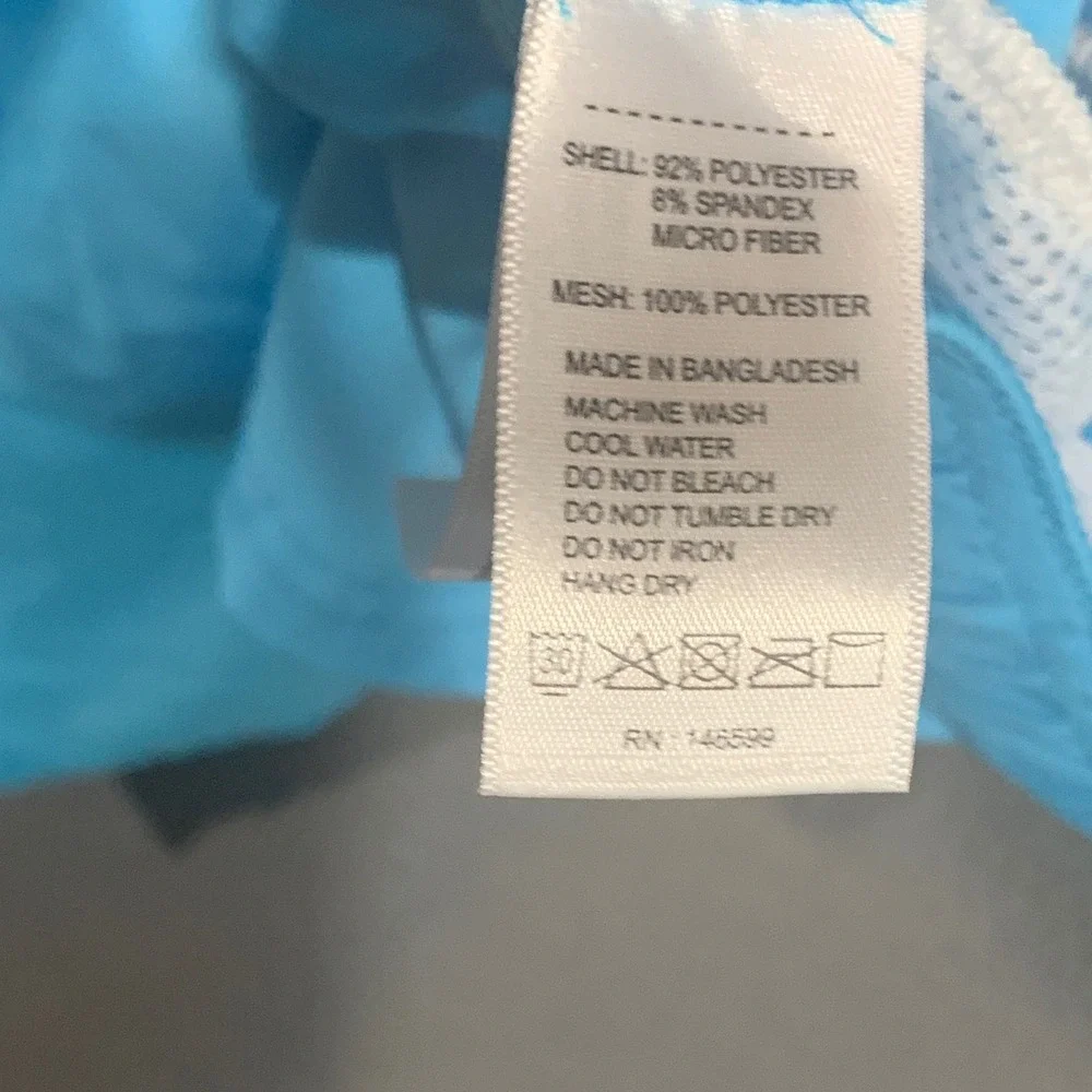 Coastal Revolution Mens‎ Swim Trunks Sky Blue Mesh Lined Board Shorts Size L